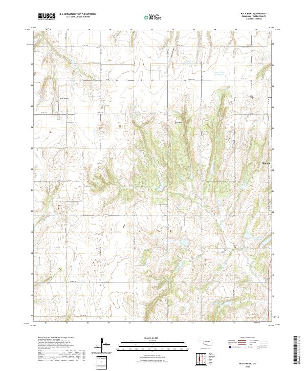 Rock Mary, OK — USGS 7.5-minute topo (2022)
