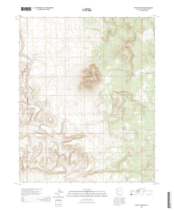 Trinity Mountain, AZ — USGS 7.5-minute topo (2026)