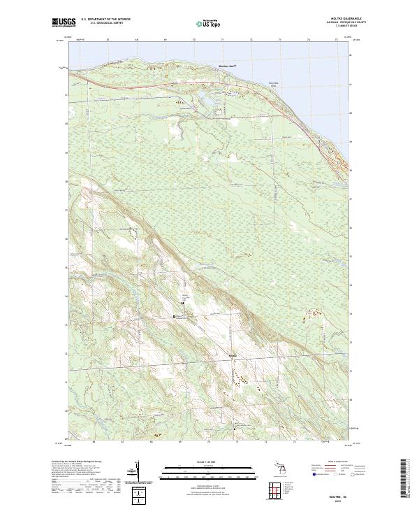 Moltke, MI — USGS 7.5-minute topo (2023)