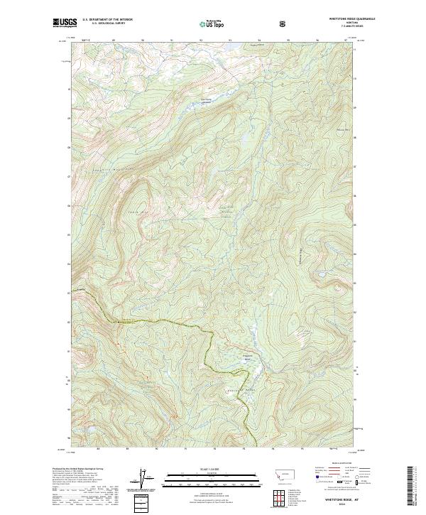 Whetstone Ridge, MT — USGS 7.5-minute topo (2024)