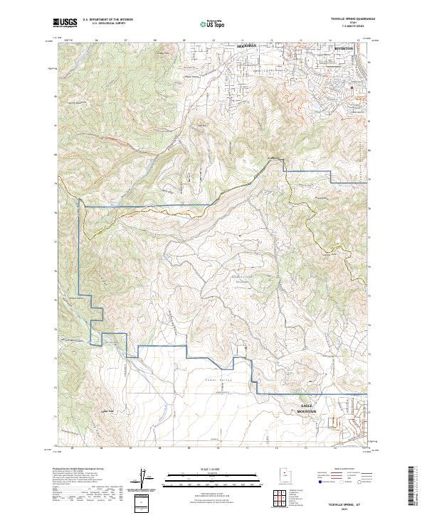 Tickville Spring, UT — USGS 7.5-minute topo (2023)