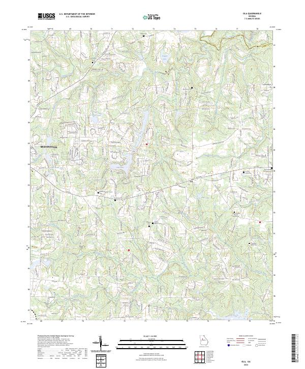 Ola, GA — USGS 7.5-minute topo (2024)