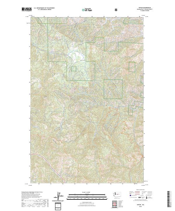 Tiptop, WA — USGS 7.5-minute topo (2023)