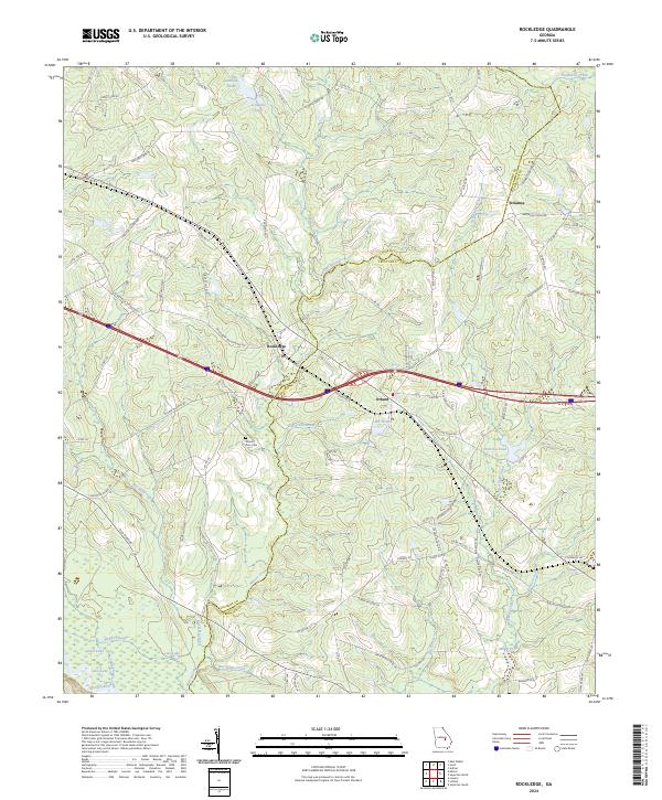 Rockledge, GA — USGS 7.5-minute topo (2024)