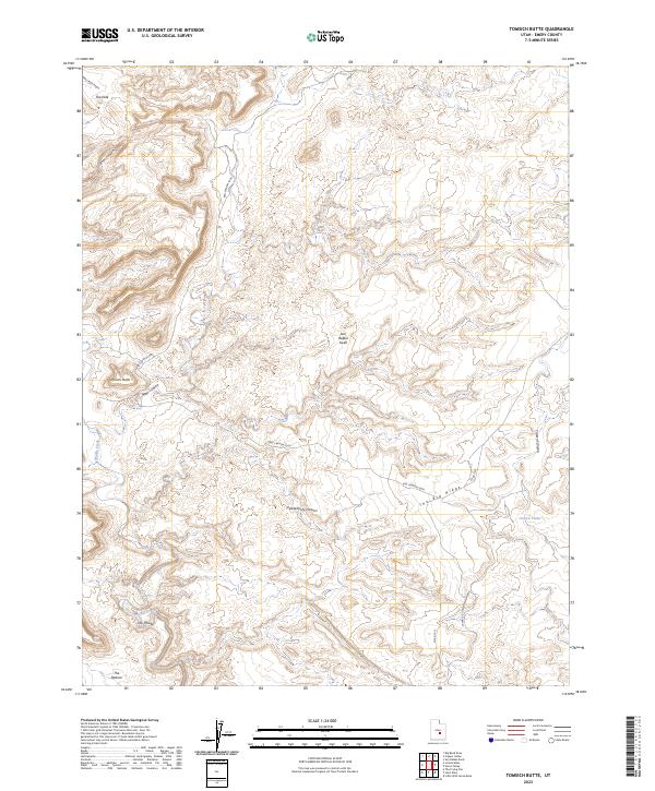 Tomsich Butte, UT — USGS 7.5-minute topo (2023)