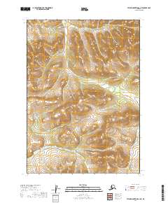 Taylor Mountains C-1 NE, AK — USGS 7.5-minute topo (2019)