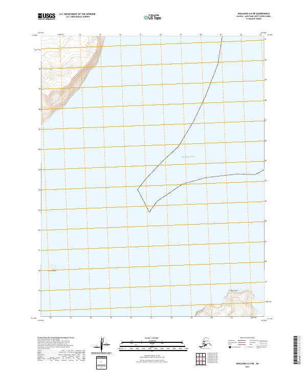 Unalaska A-6 NE, AK — USGS 7.5-minute topo (2021)