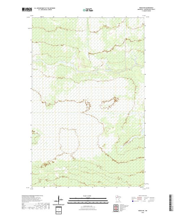 Ridge NW, MN — USGS 7.5-minute topo (2022)