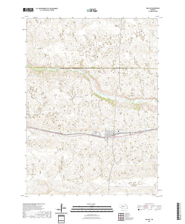 Mullen, NE — USGS 7.5-minute topo (2021)