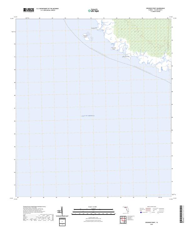 Crooked Point, FL — USGS 7.5-minute topo (2025)
