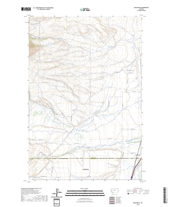Racetrack, MT — USGS 7.5-minute topo (2024)