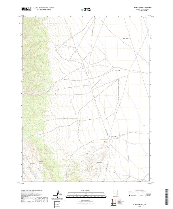 White Sage Well, NV — USGS 7.5-minute topo (2021)