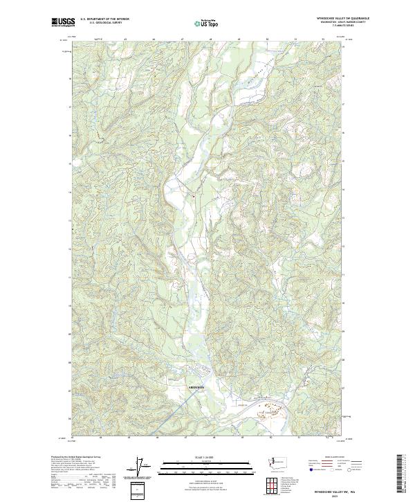 Wynoochee Valley SW, WA — USGS 7.5-minute topo (2023)