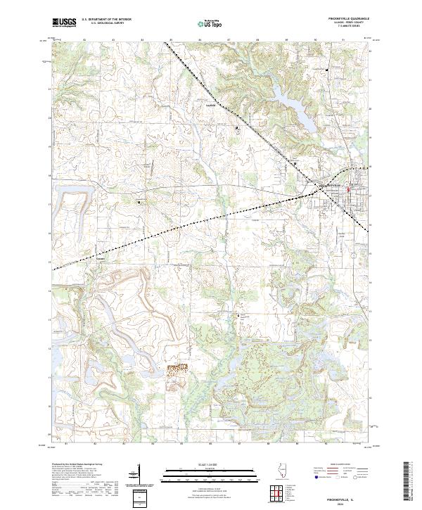 Pinckneyville, IL — USGS 7.5-minute topo (2024)
