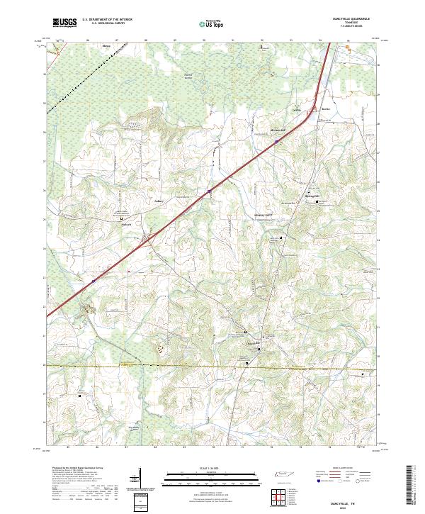 Dancyville, TN — USGS 7.5-minute topo (2022)