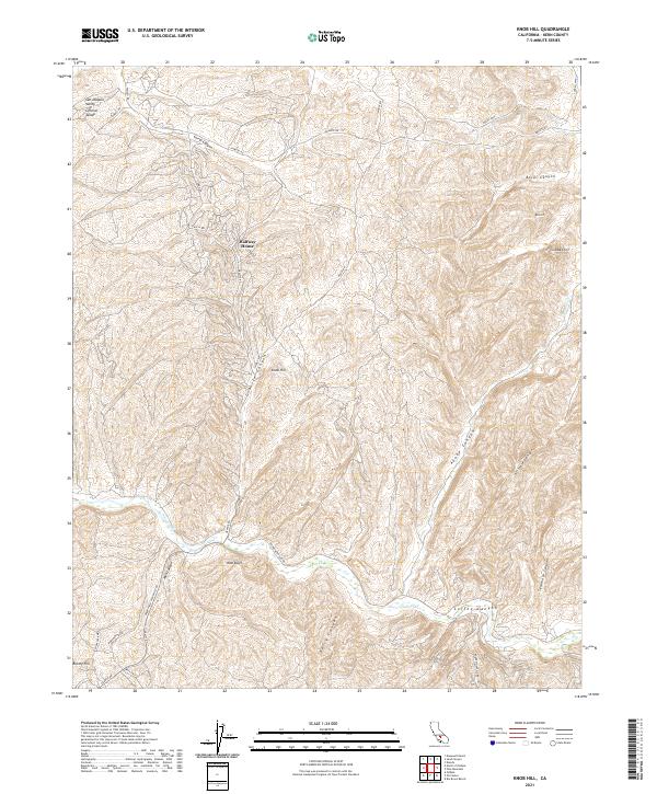 Knob Hill, CA — USGS 7.5-minute topo (2021)