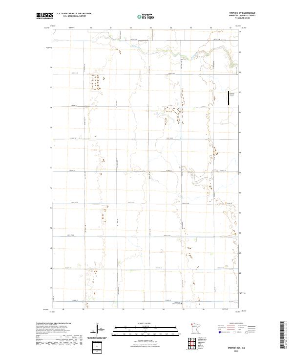 Stephen SW, MN — USGS 7.5-minute topo (2022)