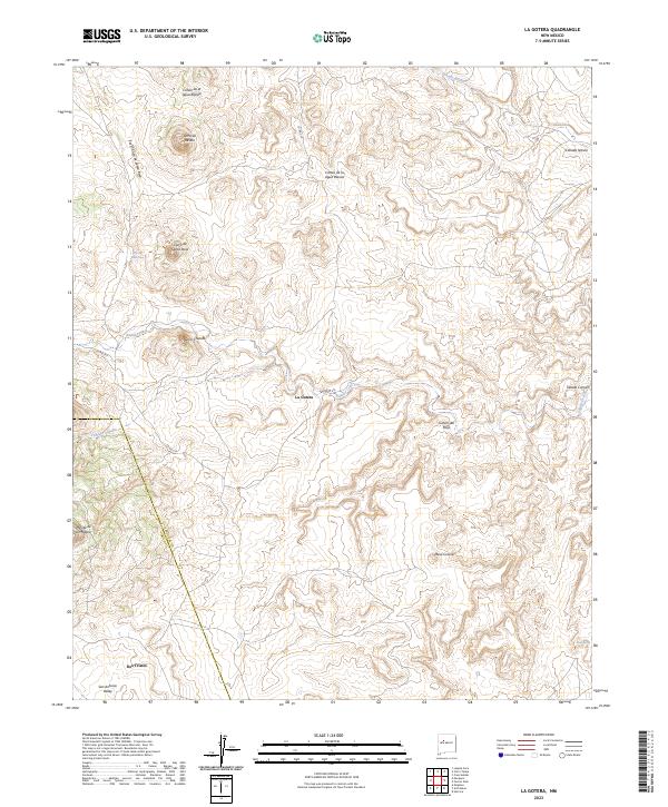La Gotera, NM — USGS 7.5-minute topo (2023)