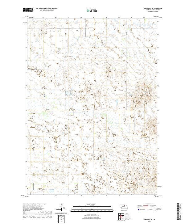 Lambs Lake NE, NE — USGS 7.5-minute topo (2021)