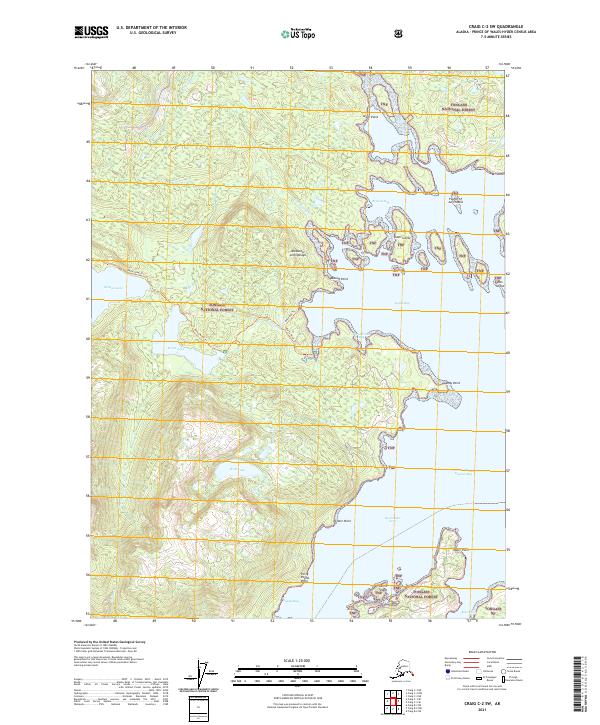 Craig C-2 SW, AK — USGS 7.5-minute topo (2021)