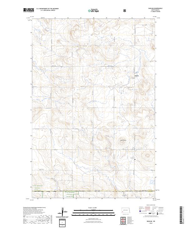 Daglum, ND — USGS 7.5-minute topo (2024)