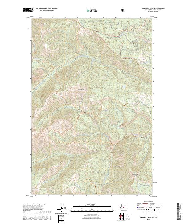 Timberwolf Mountain, WA — USGS 7.5-minute topo (2023)
