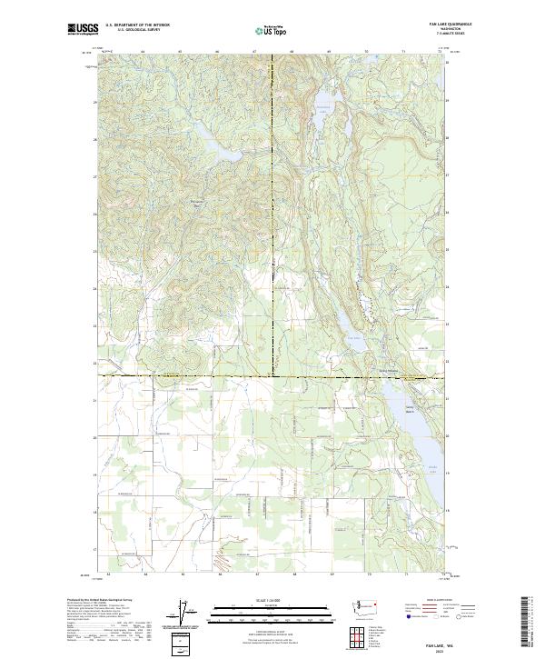 Fan Lake, WA — USGS 7.5-minute topo (2023)