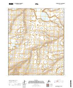 Lookout Ridge C-1 NE, AK — USGS 7.5-minute topo (2020)