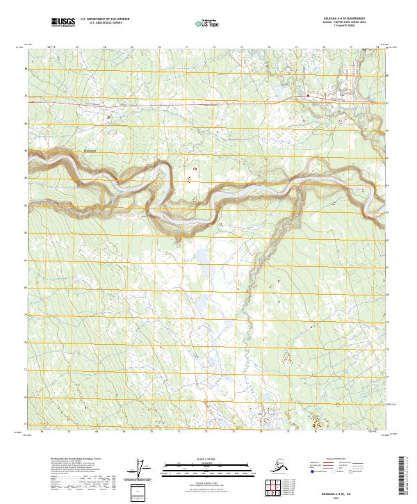 Gulkana A-4 SE, AK — USGS 7.5-minute topo (2023)