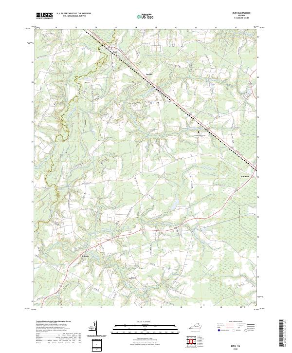 Zuni, VA — USGS 7.5-minute topo (2022)