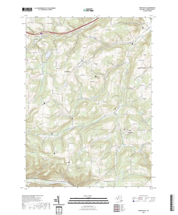 Towlesville, NY — USGS 7.5-minute topo (2023)