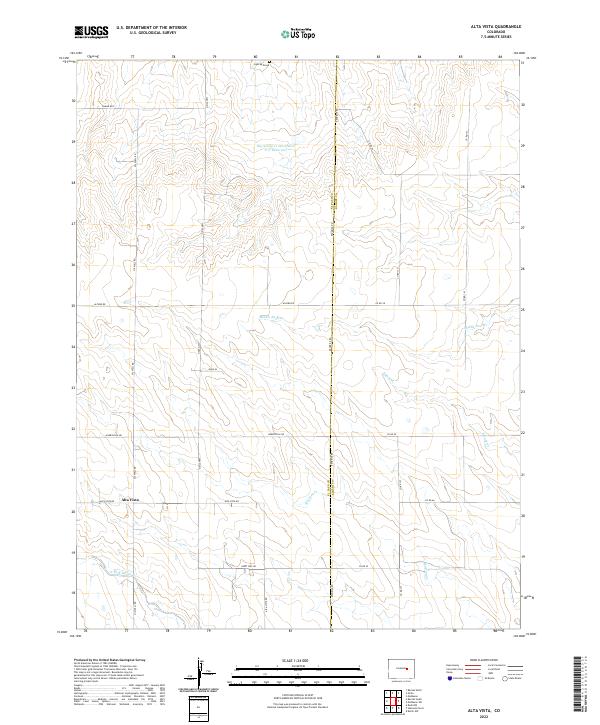 Alta Vista, CO — USGS 7.5-minute topo (2022)