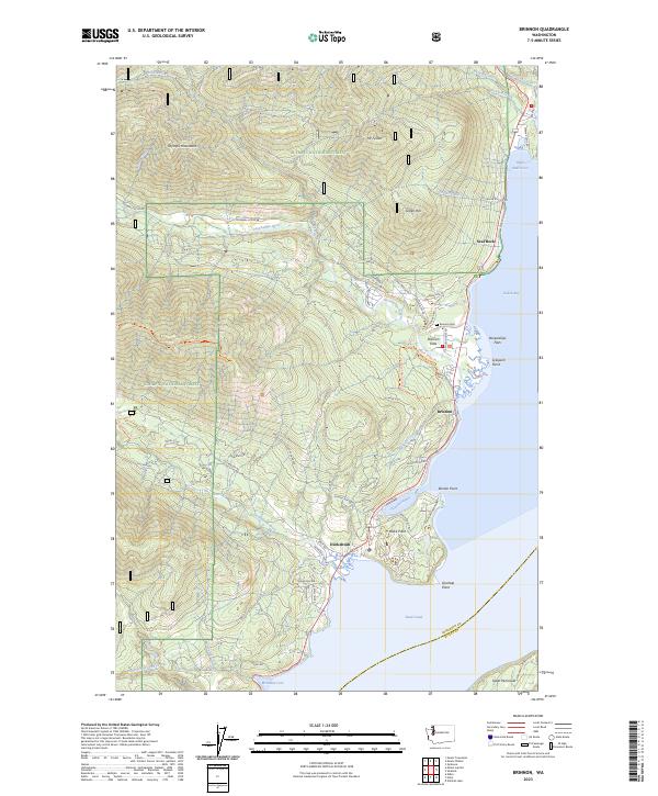 Brinnon, WA — USGS 7.5-minute topo (2023)