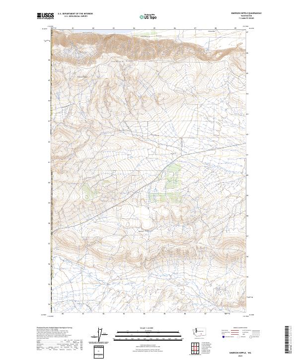 Emerson Nipple, WA — USGS 7.5-minute topo (2023)