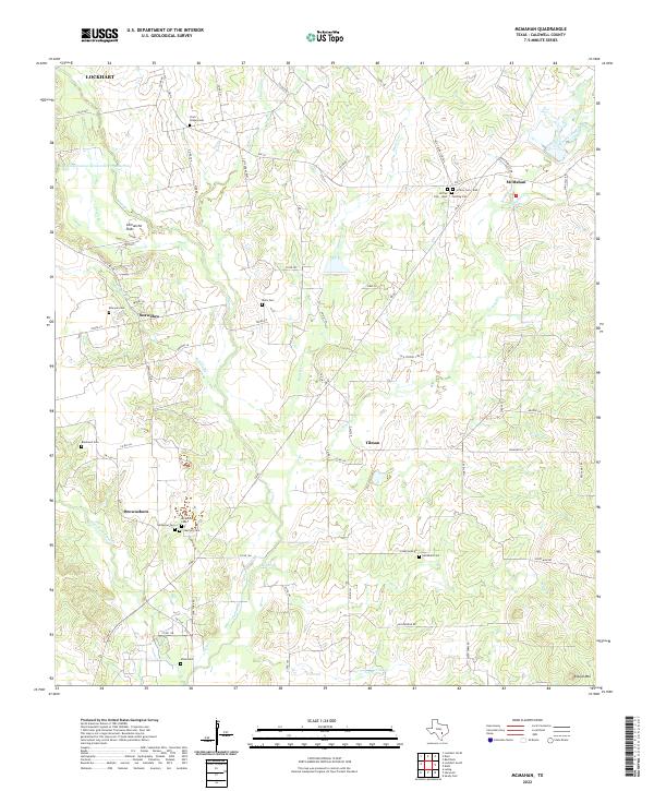 McMahan, TX — USGS 7.5-minute topo (2022)