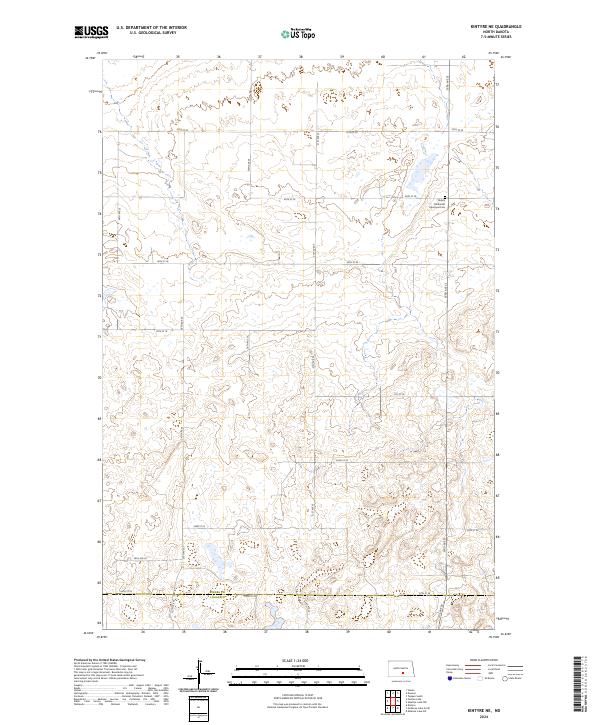 Kintyre NE, ND — USGS 7.5-minute topo (2024)