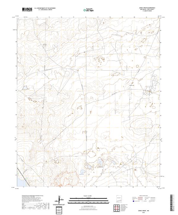 Angel Draw, NM — USGS 7.5-minute topo (2023)