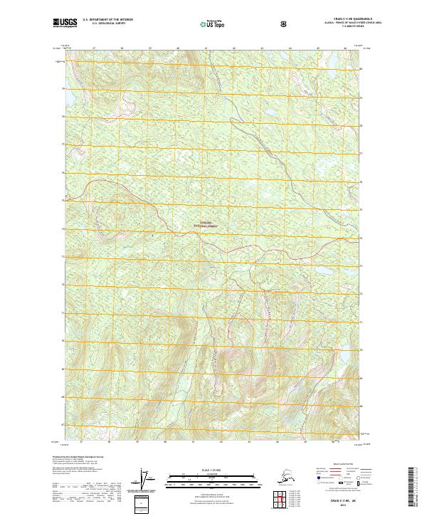 Craig C-3 NE, AK — USGS 7.5-minute topo (2021)