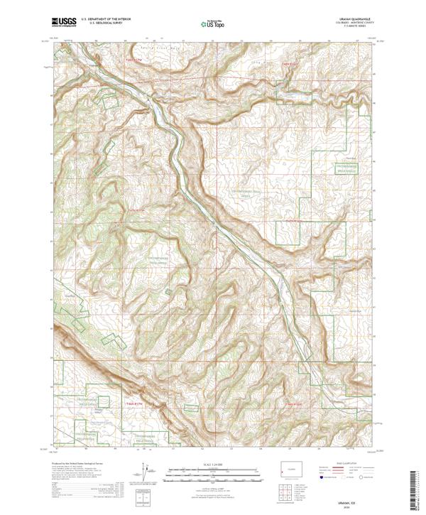 Uravan, CO — USGS 7.5-minute topo (2026)