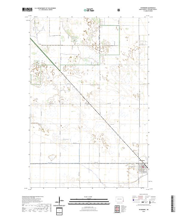 Wyndmere, ND — USGS 7.5-minute topo (2024)