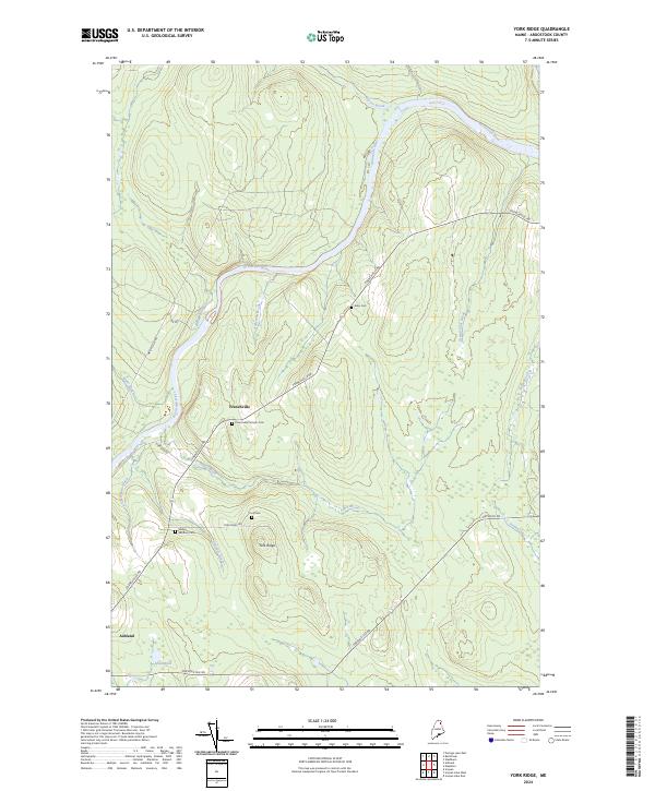 York Ridge, ME — USGS 7.5-minute topo (2024)