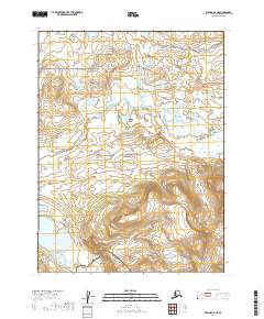 Iliamna A-6 NE, AK — USGS 7.5-minute topo (2019)