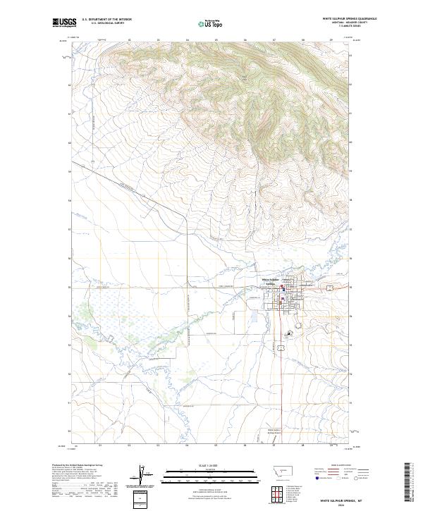 White Sulphur Springs, MT — USGS 7.5-minute topo (2024)
