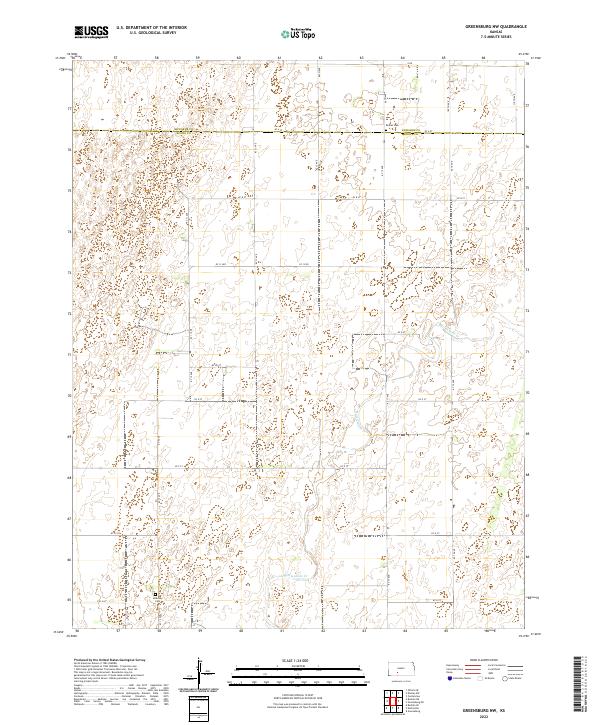 Greensburg NW, KS — USGS 7.5-minute topo (2022)