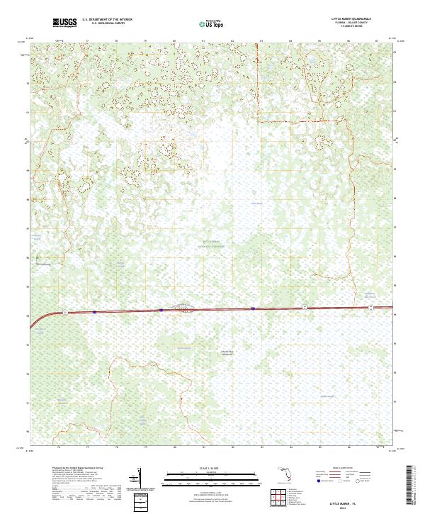 Little Marsh, FL — USGS 7.5-minute topo (2024)