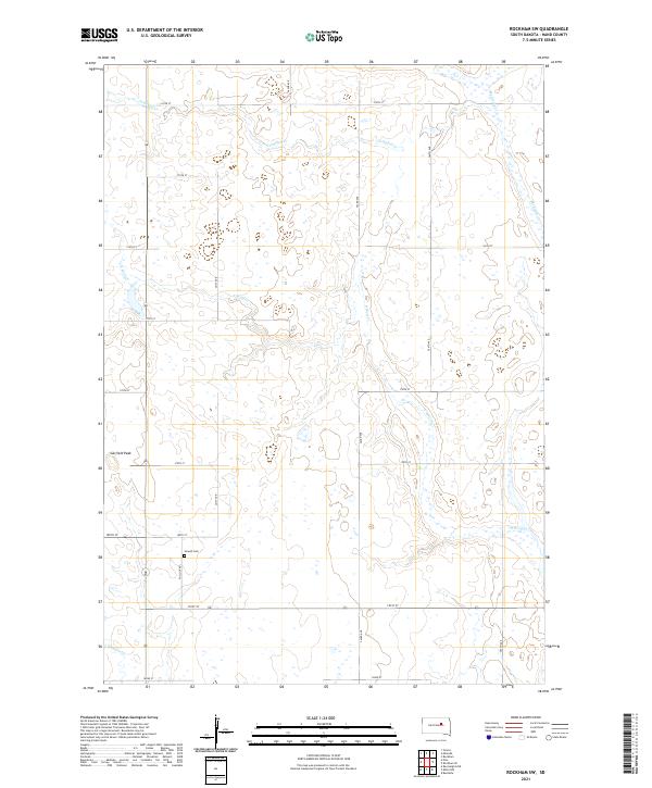 Rockham SW, SD — USGS 7.5-minute topo (2021)