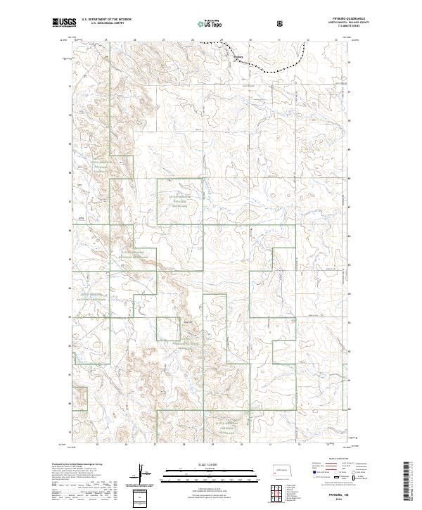 Fryburg, ND — USGS 7.5-minute topo (2024)