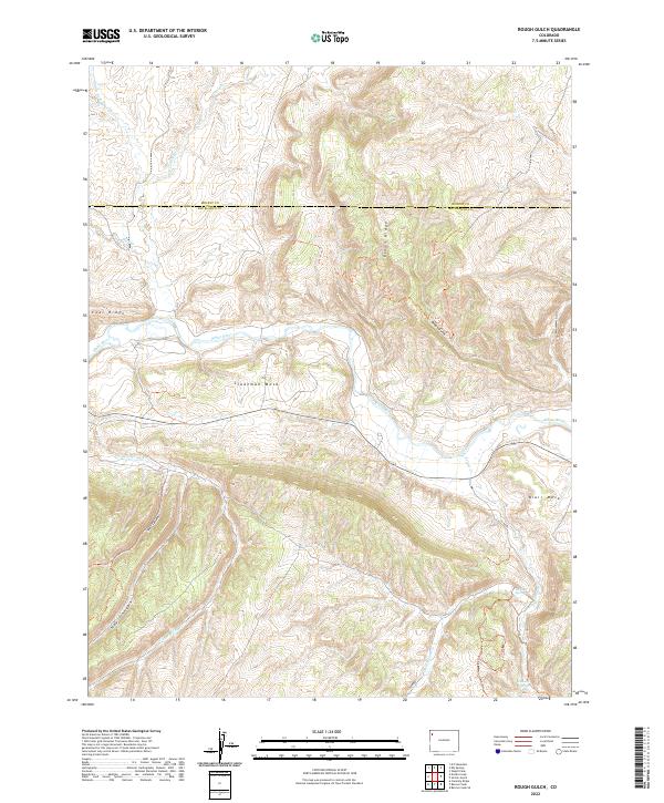 Rough Gulch, CO — USGS 7.5-minute topo (2022)