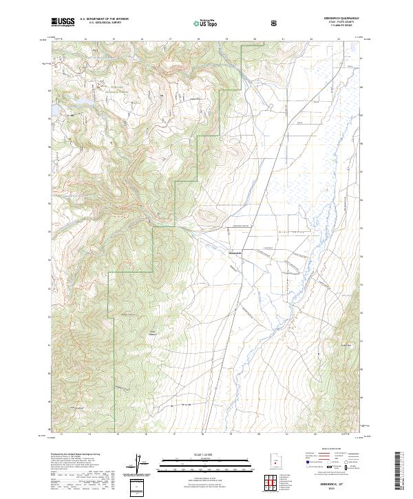 Greenwich, UT — USGS 7.5-minute topo (2023)