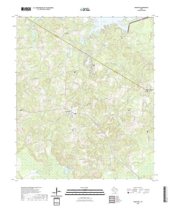 Harleton, TX — USGS 7.5-minute topo (2022)